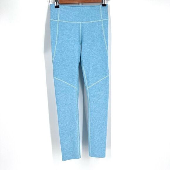 Outdoor Voices Women's‎ Warmup Leggings Cropped Gym Pool Blue Small yoga - Picture 1 of 11